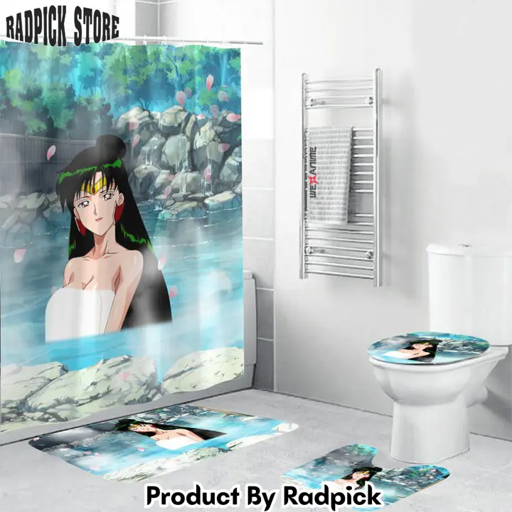 Sailor moon girls hot spring sailor pluto setsuna meiou combo bathroom set   rp0205931